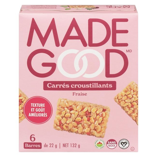 Strawberry Crispy Squares Bar