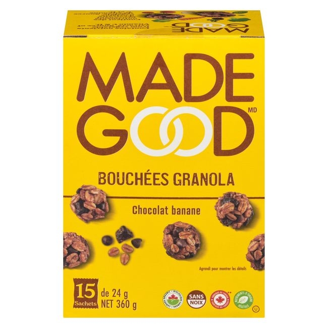 Chocolate Banana Granola Minis