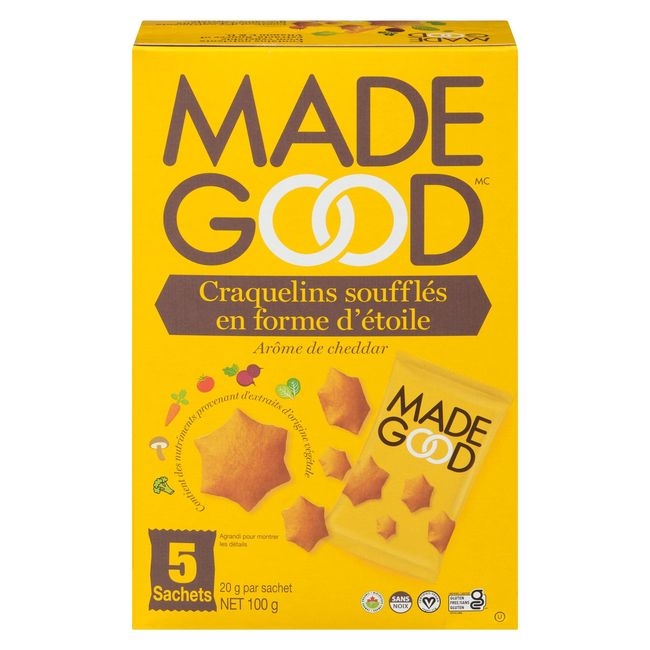 Organic Cheddar Star Puffed Cracker