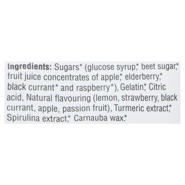 Organic Mixed Fruit Gummy Bears