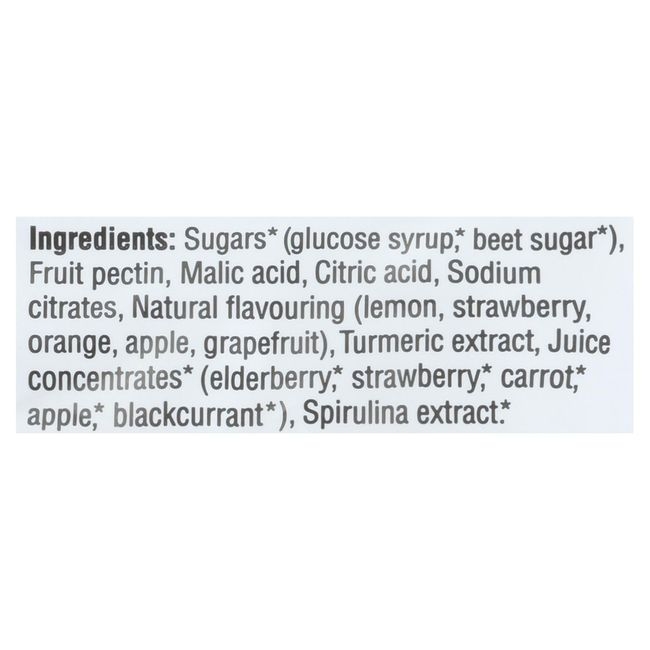 Organic Sour Fruit Gummies