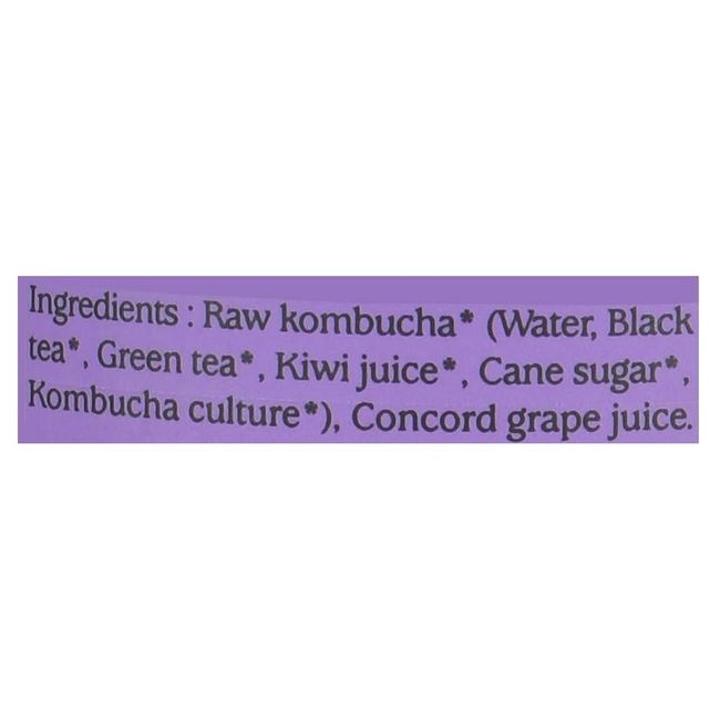 Organic Divine Grape Kombucha