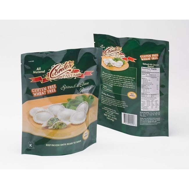 Spinach with Cheese Ravioli