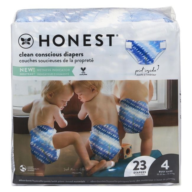 Clean Conscious Tie Dye Size 4 Diaper