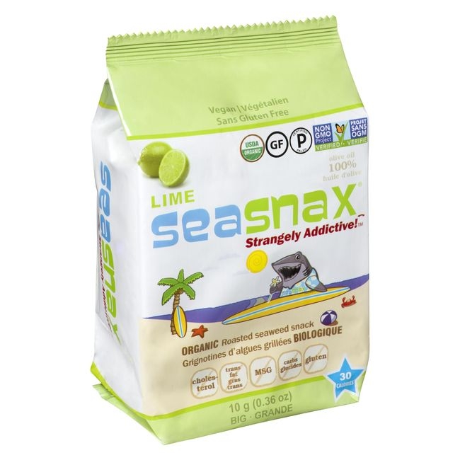 Organic Lime Grab and Go Seaweed Snack
