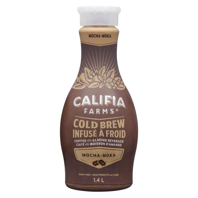 Mocha Cold Brew Coffee with Almond Beverage