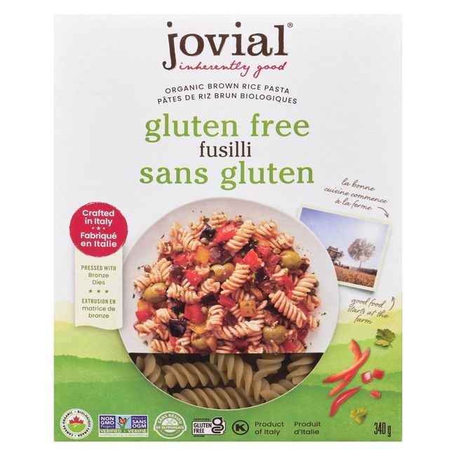 Organic Brown Rice Fusilli Pasta