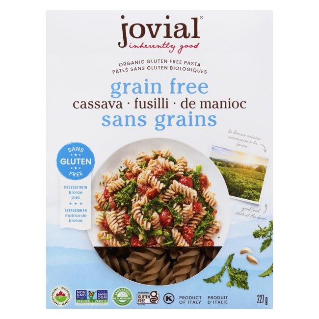 Organic Grain Free Cassava Fusilli Pasta