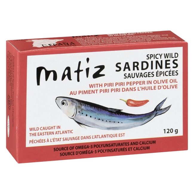 Spicy Wild Sardines with Piri Piri Pepper in Olive Oil