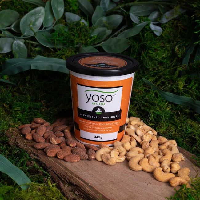 Plain Almond and Cashew Unsweetened Plant Based Yogurt