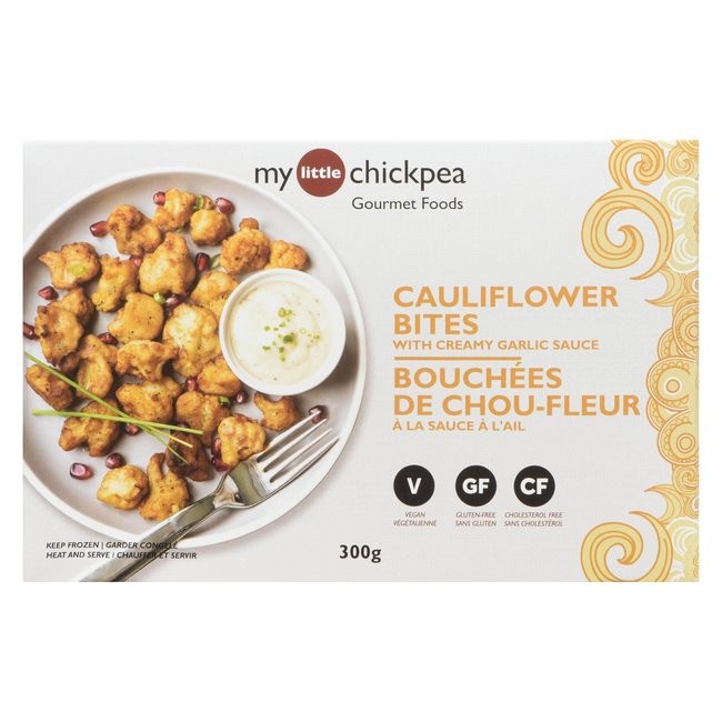 Cauliflower Bites with Creamy Garlic Sauce