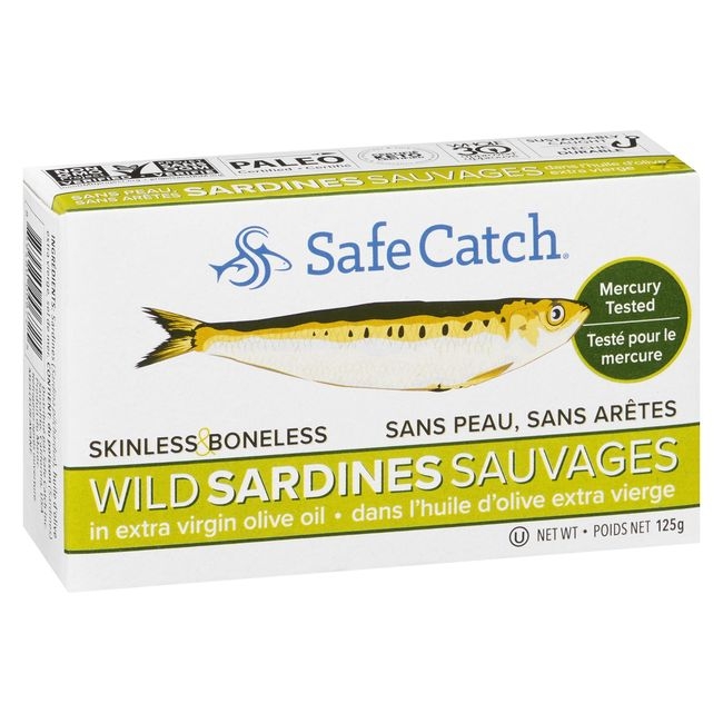 Skinless Boneless Wild Sardines in Extra Virgin Olive Oil
