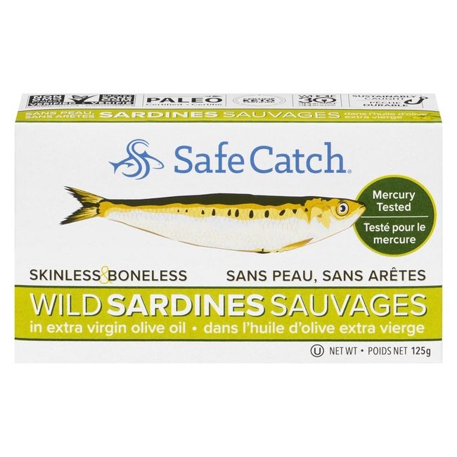 Skinless Boneless Wild Sardines in Extra Virgin Olive Oil