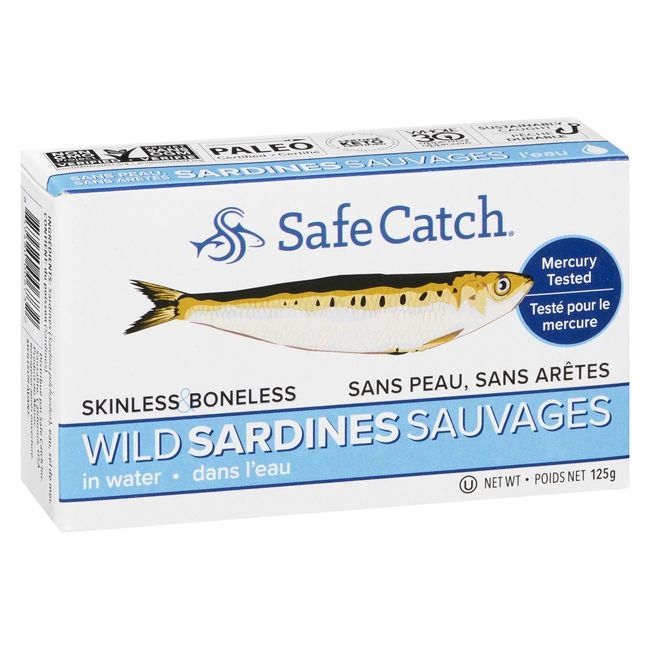 Skinless Boneless Wild Sardines in Water
