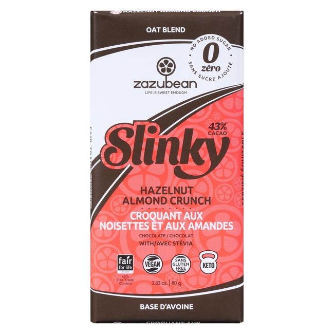 Slinky Hazelnut Almond Crunch Chocolate Bar