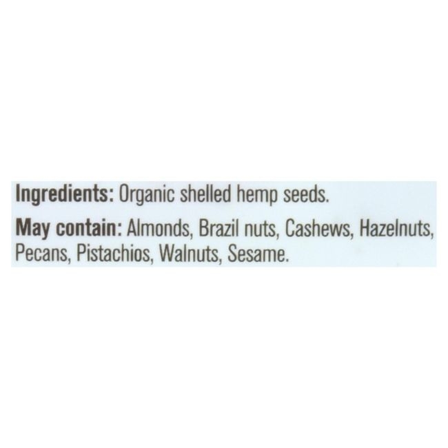 Organic Raw Shelled Hemp Seeds