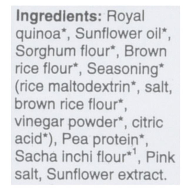 Pink Salt and Vinegar Quinoa Puffs