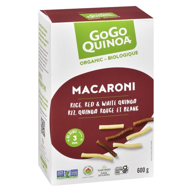 Rice Red and White Quinoa Macaroni