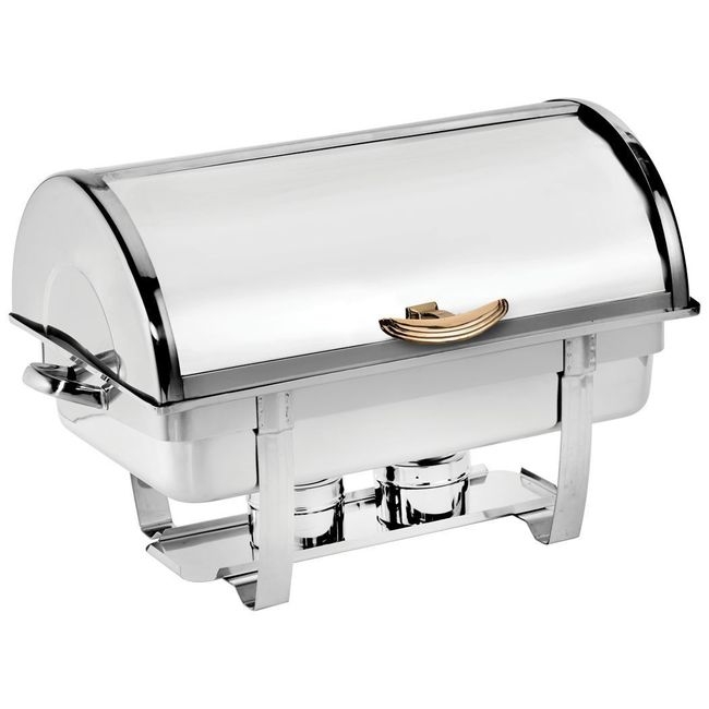 18/8 Stainless Steel Economy Roll Top Chafer