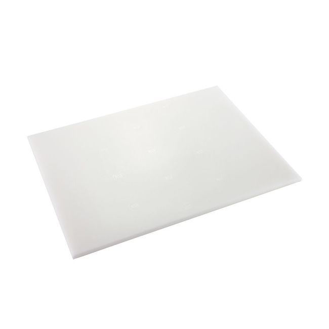Polyethylene Medium Density White Cutting Board