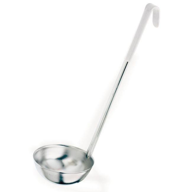 White Coated Handle Ladle
