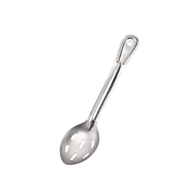 Conventional Heavy Gauge Stainless Steel Slotted Serving Spoon