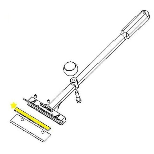 1106R Blade Pressure Plate for Grill Tender Scraper