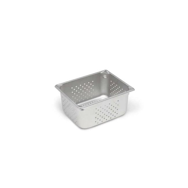 30263 Super Pan V Perforated Stainless Steel Half Size Steam Table Pan, 6 in Deep