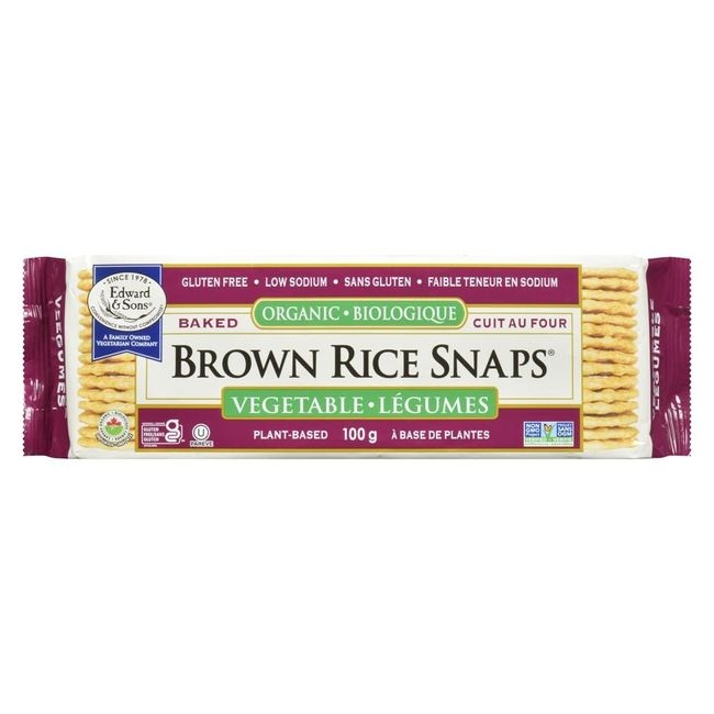 Vegetable Brown Rice Snaps