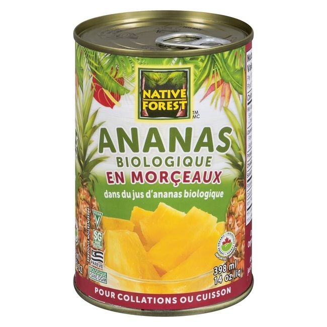 Organic Pineapple Chunks