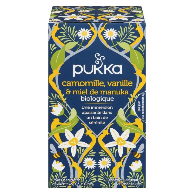 Organic Chamomile Vanilla Manuka Honey Herbal Tea