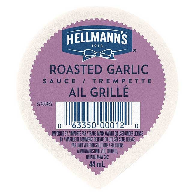 Roasted Garlic Portion Dip Cup