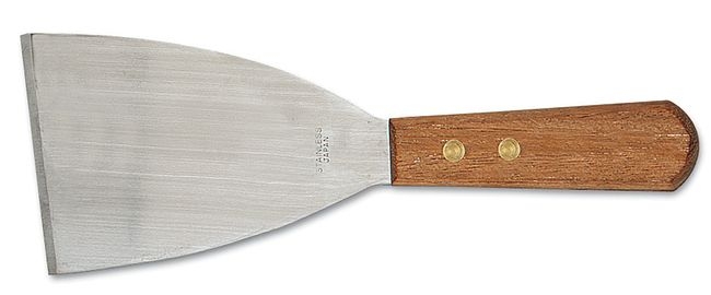Grill Scraper with Wooden Handle
