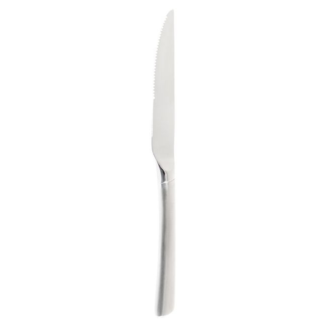 Stainless Steel Serrated Pointed Blade Hollow Handle Tournedo Steak Knife