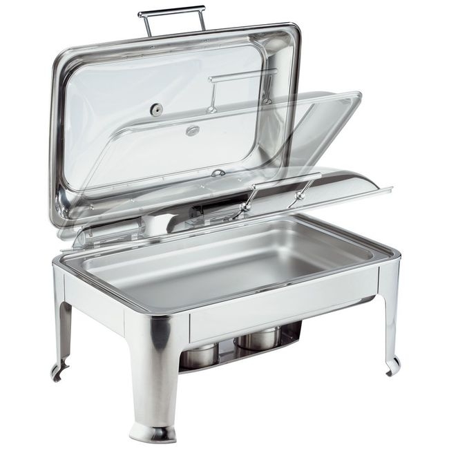 Full Size Symphony Rectangular Chafer with Glass Cover