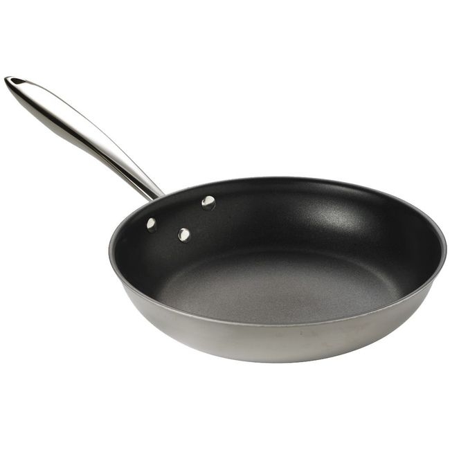 Thermalloy Stainless Steel Excalibur Coated Tri-Ply Fry Pan