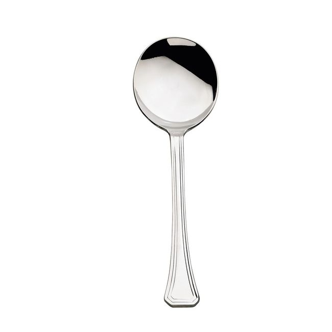 Oxford 18/0 Stainless Steel Mirror Finish Round Soup Spoon
