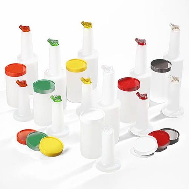 PS601N00 Store N Pour Polyethylene Assorted Drink Mix Pourer, 1 qt Capacity