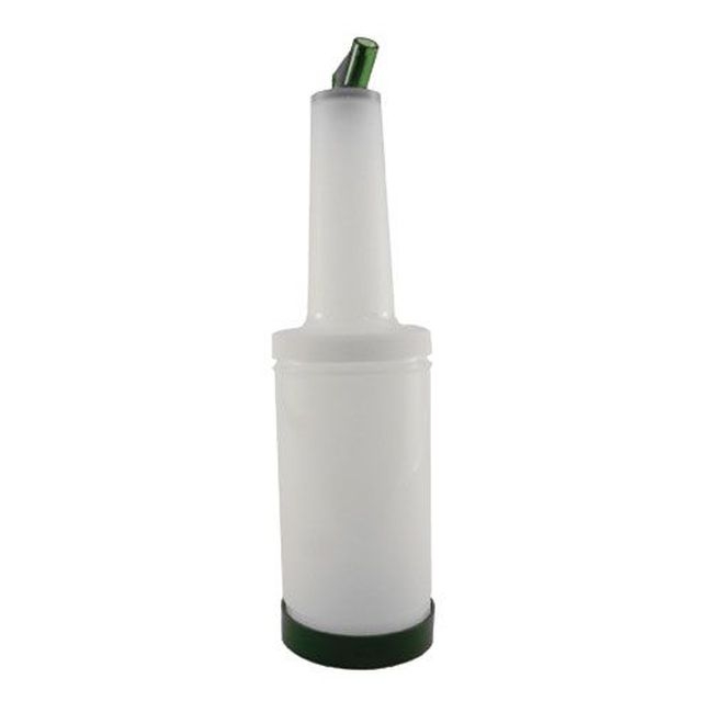 PS601N09 Store N Pour Polyethylene Green Cocktail Pourer, 1 qt Capacity