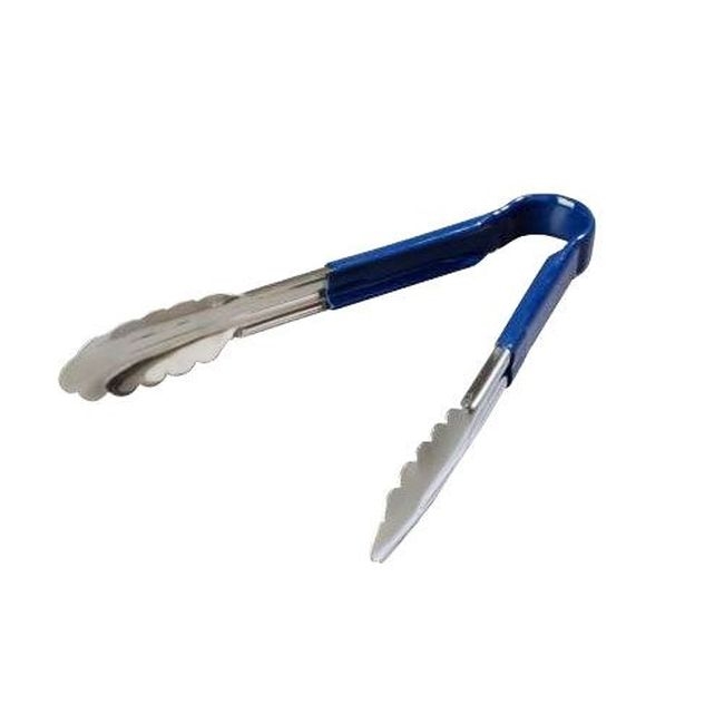 60756014 Dura-kool Stainless Steel Utility Tong with Blue Vinyl Handle, 9.5 in Length