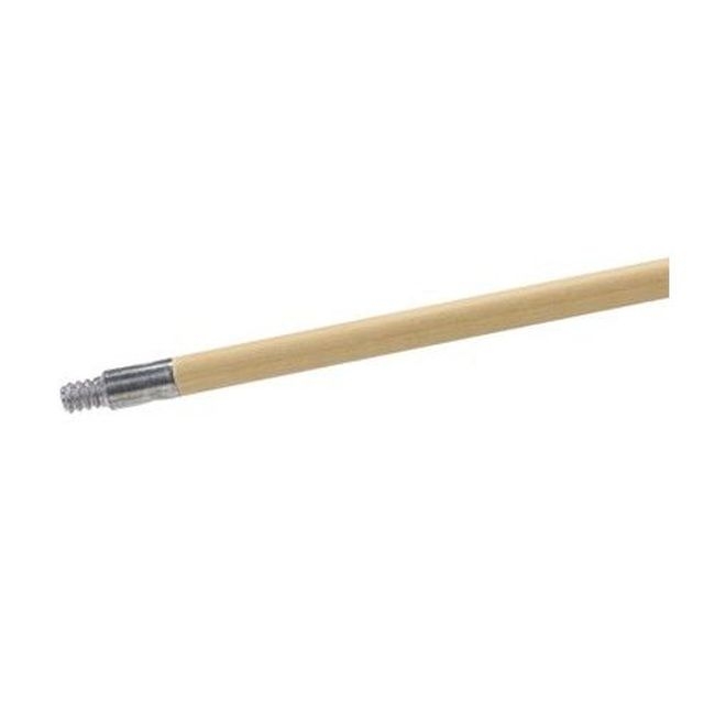 4526700 Tan Metal Tip Threaded Wood Handle Only, 60 in Long
