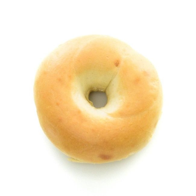 Plain Sliced Bagel