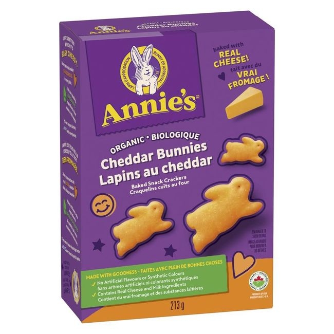 Organic Cheddar Bunnies Snack Crackers