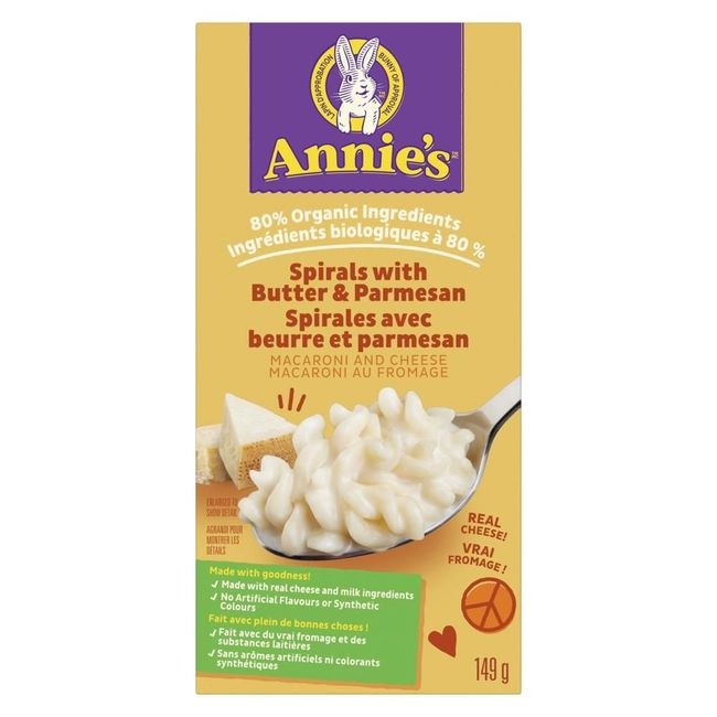 Organic Spirals Butter Parmesan Mac and Cheese