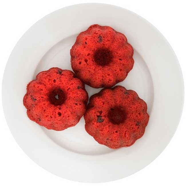 Mini Red Velvet Bundt Cake