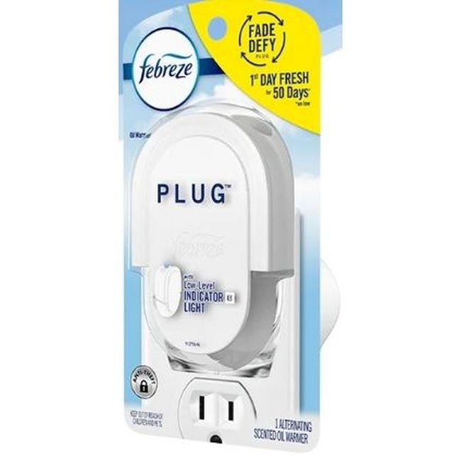 Energized Continuous Action Plug Single Scented Oil Warmer Starter Kit