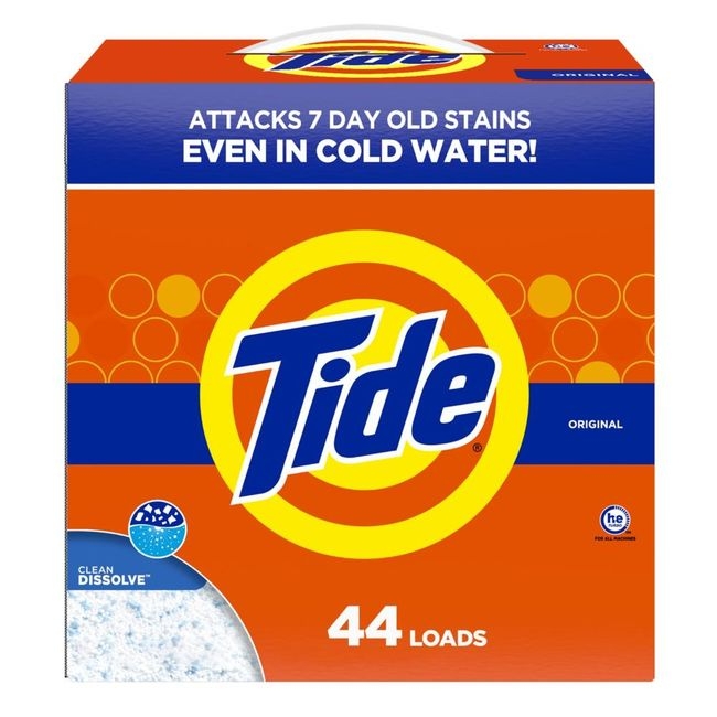DETERGENT POWDER LAUNDRY HE ORIGINAL 44LD