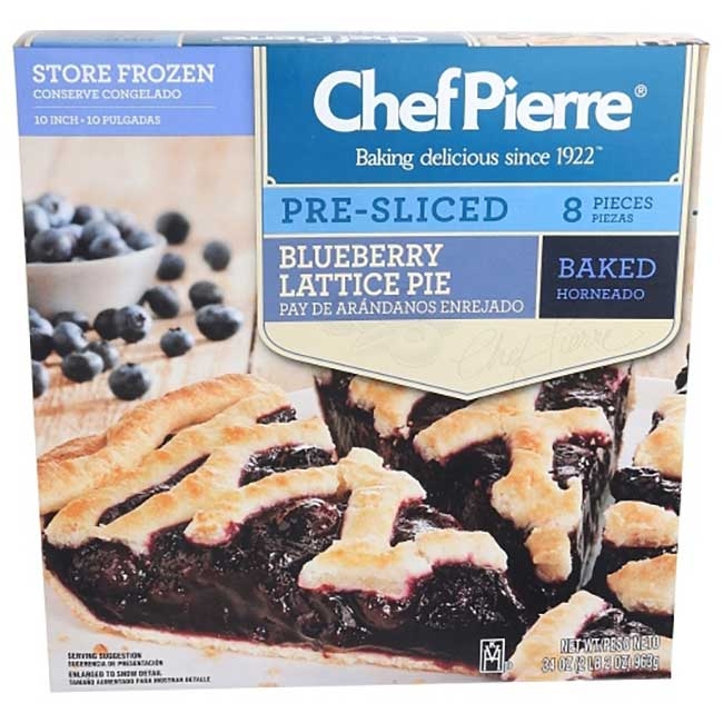Blueberry Lattice Pre-Cut Pie