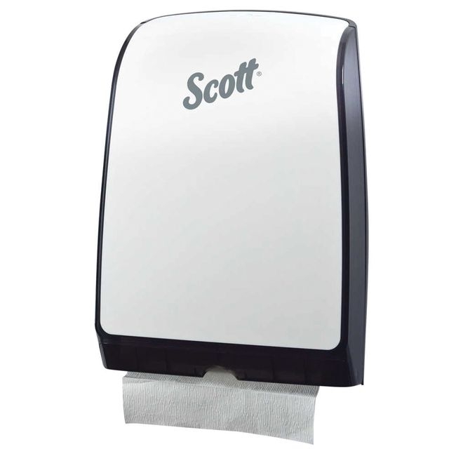 Slimfold White Folded Paper Towel Dispenser