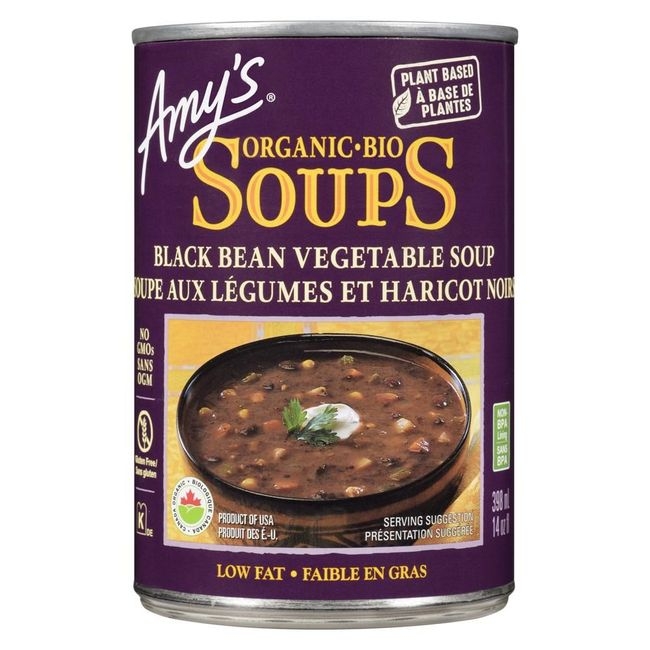 Organic Black Bean Vegetable Soup